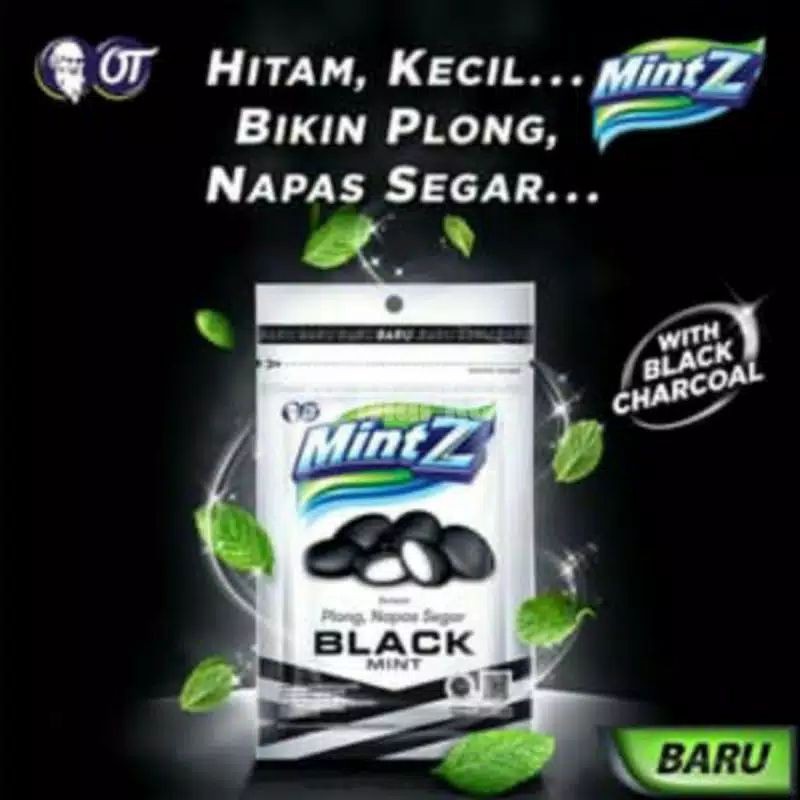 

permen MINTZ BLACK Sachet 40 gram - ARM
