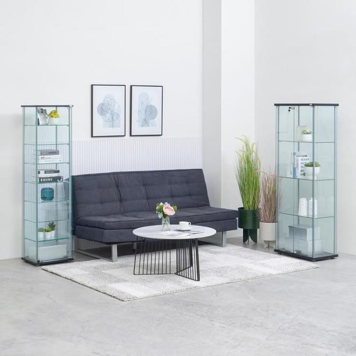 Sofa bed Minimalis INFORMA Sofa Tidur Fabric Indico 3 Dudukan