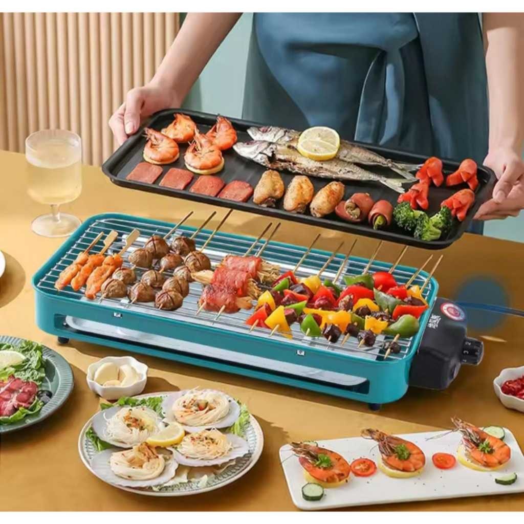 Panci panggangan elektrik grill pan elektrik /Panci BBQ / panci Panggang Elektrik Grill