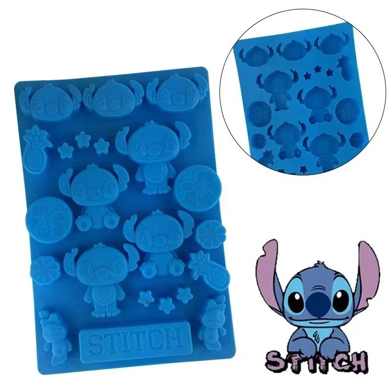 

Disney Stitch 3D Silicone Cake Mold Cartoon Character Model High Temperature DIY Ice Mold Baking Decoration Props Toys Gifts