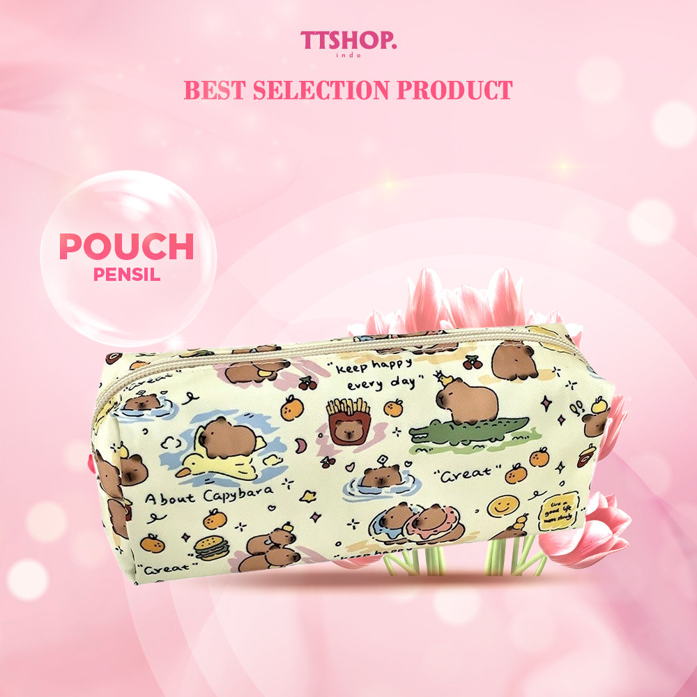 

TTSHOP Pouch & Tempat Pensil Kain Lucu Aksesoris Menggemaskan untuk Penyimpanan