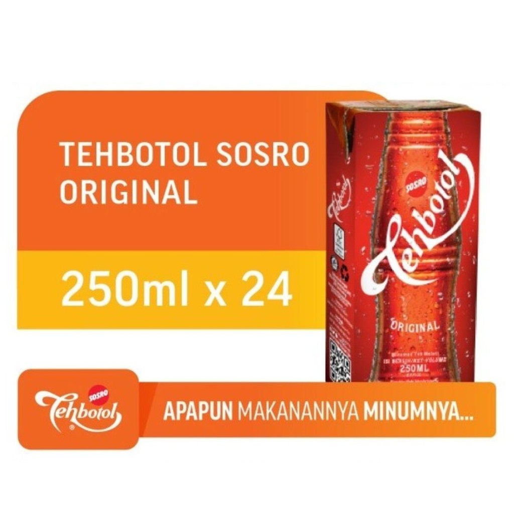 

Teh Botol Sosro Kotak 250 ml. 1 Dus isi 24 pcs.