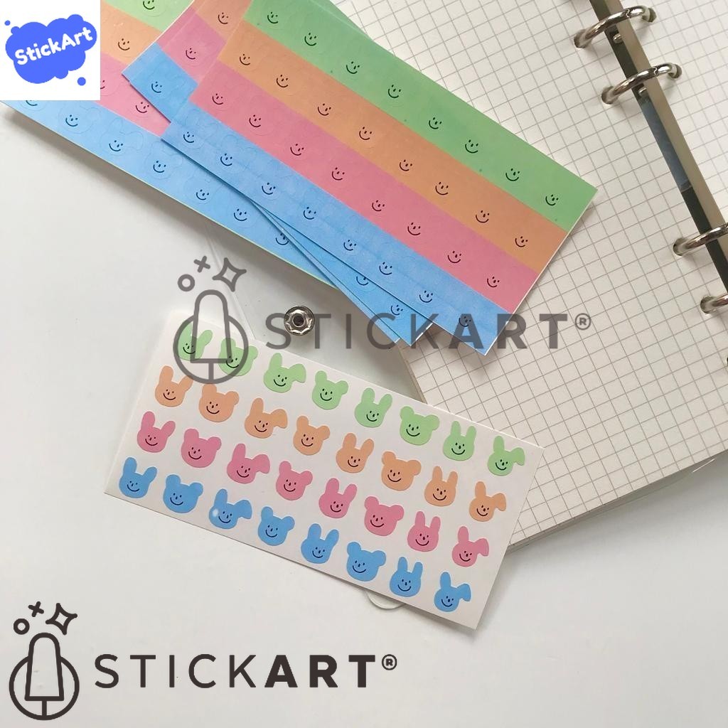 

[STICKART] Sticker Korean Deco Journal/ Decoration Polaroid BAHAN DAN KWALITAS PREMIUM