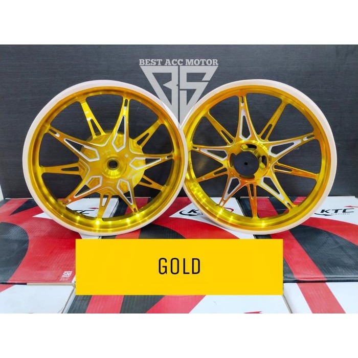 VELG KTC PALANG 10 BINTANG VARIO BEAT SCOOPY VARIO 125 VARIO 150 ORIGINAL KTC RACING VELG VARIO BEAT