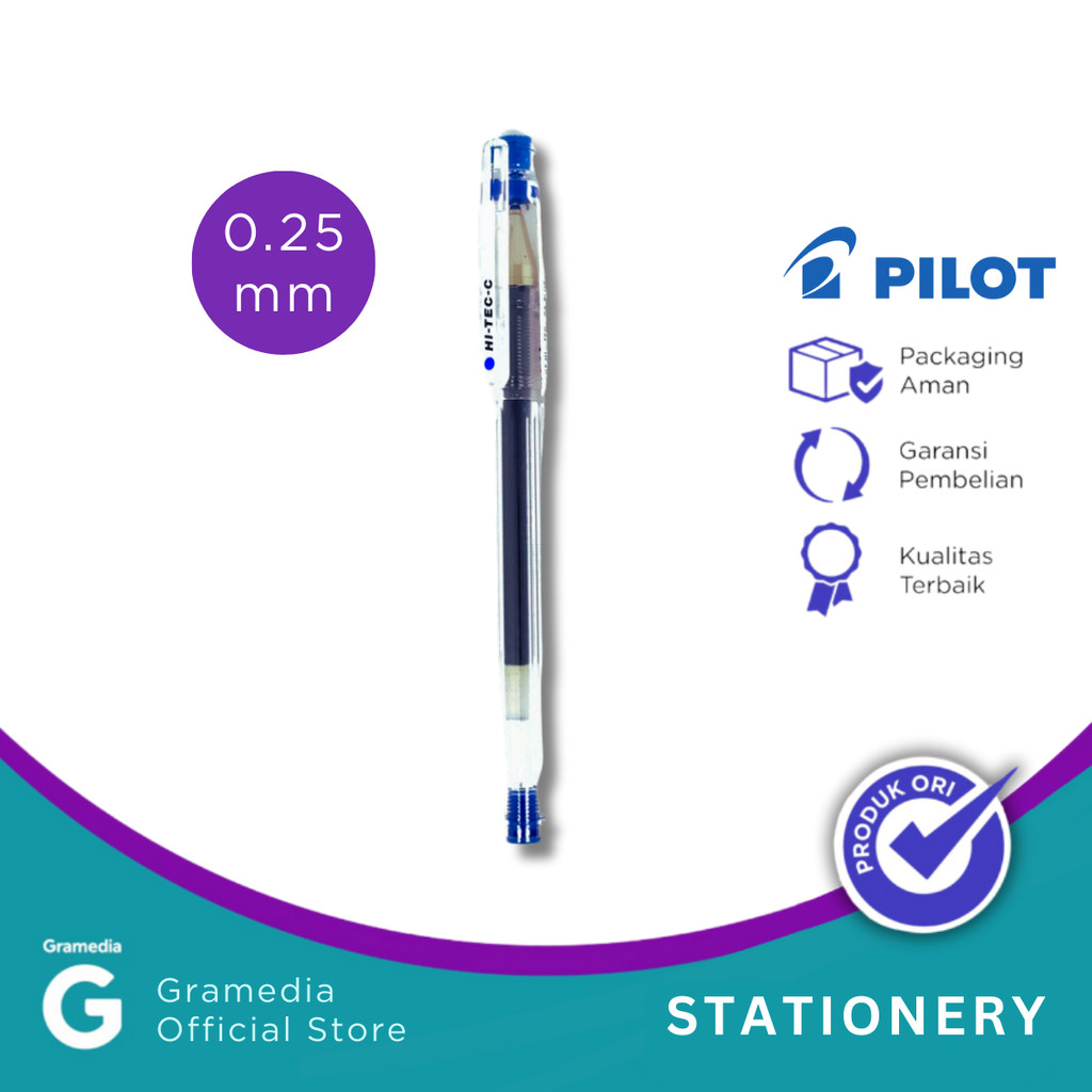 

Ballpen Pilot Hi-Tec 0.25Mm Blue