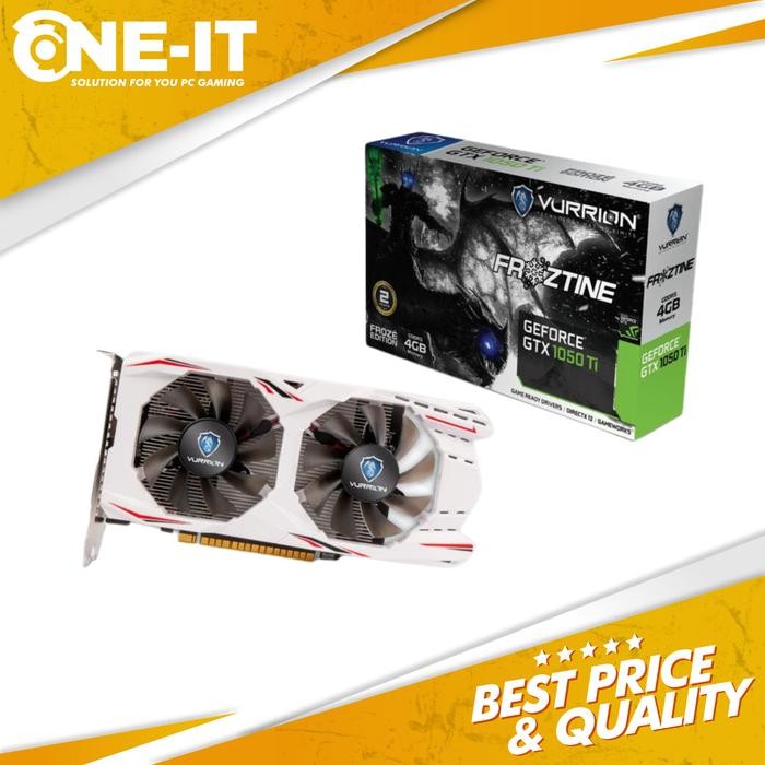 VGA VURRION GEFORCE GTX 1050 TI 4GB GDDR5 128 BIT WHITE 4G 1050TI