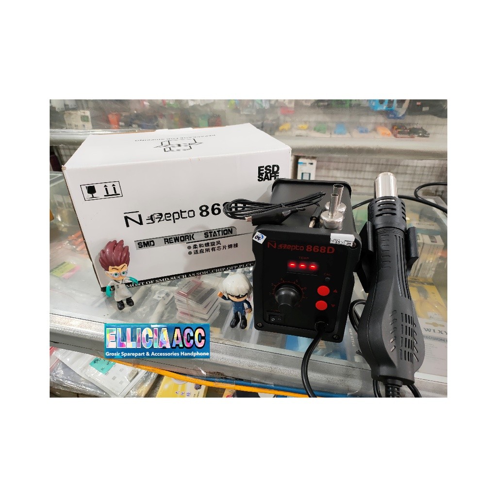HOT AIR DIGITAL 868D NEPTO SOLDER UAP DIGITAL 868D NEPTO BLOWER DIGITAL 868D NEPTO