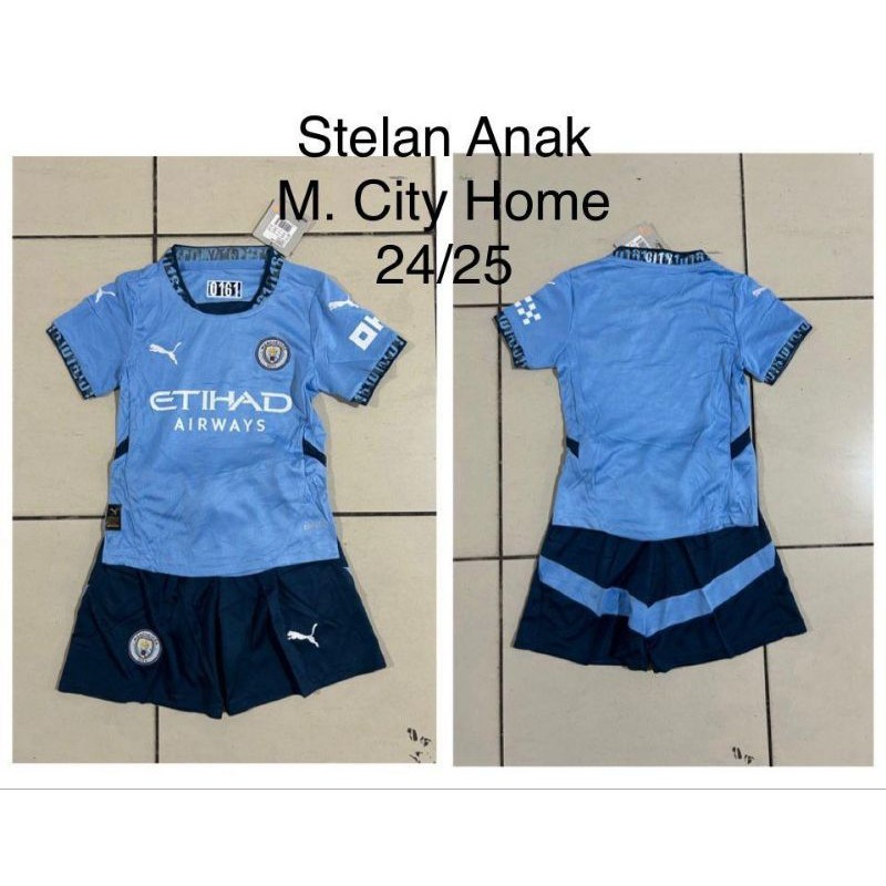 jersey baju bola anak grade ori import setelan jersey kids