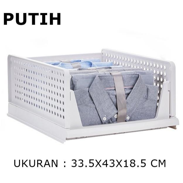Tempat Laci Baju Plastik / Kontainer Baju / Clothing Multifunction Container