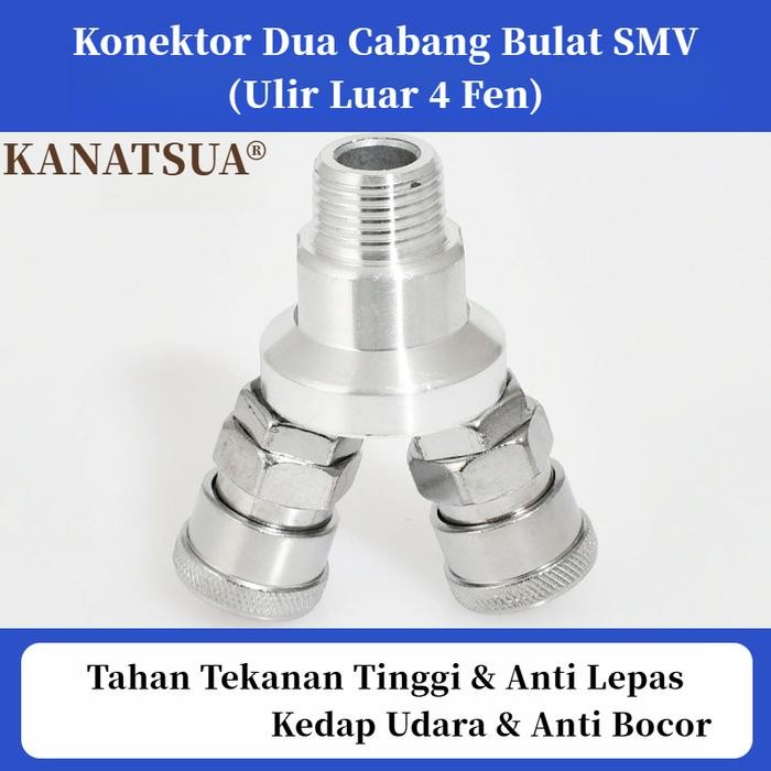 Terlaris Sambungan Selang Angin Kompresor 2&3 Cabang