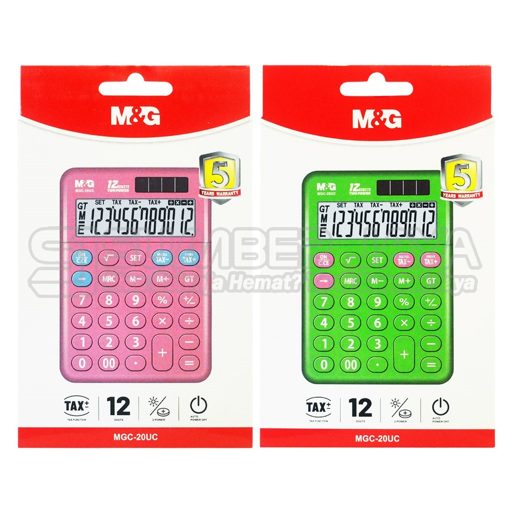 

Kalkulator Saku Mini TAX M&G ADG981J0 Calkulator MGC-20UC Mirip Kalkulator Casio