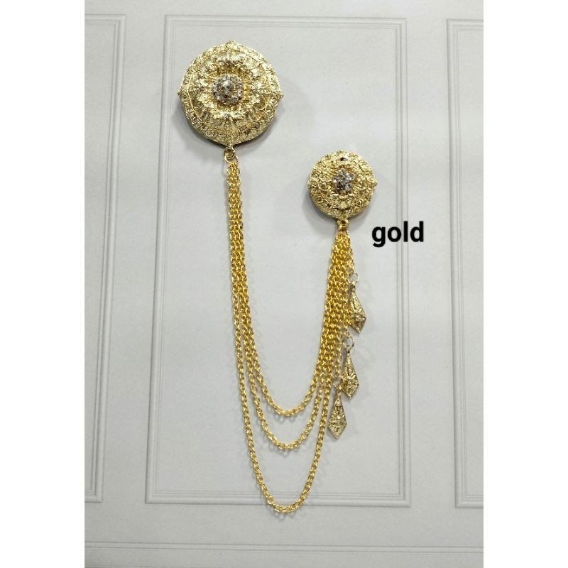 Bros Rantai Kebaya / Bros Kebaya Janggan / Bros Jas Pin