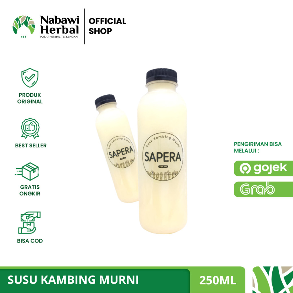 

Susu Kambing Sapera Murni - Susu Kambing Cair 250MLby bonis