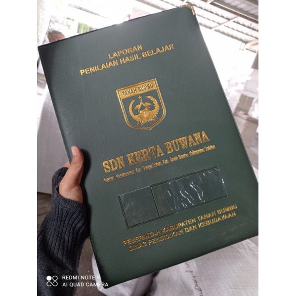 

Map Rapot/Ijazah Hotprint Kulit Mitasi A4 F4