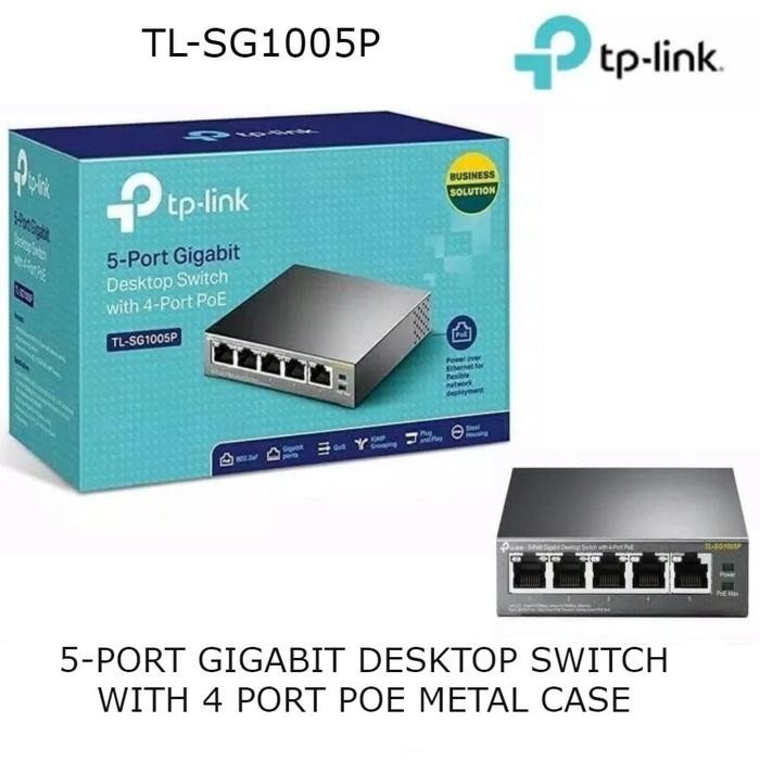 Tplink TL-SG1005P 5 port 4port PoE gigabit SG1005P