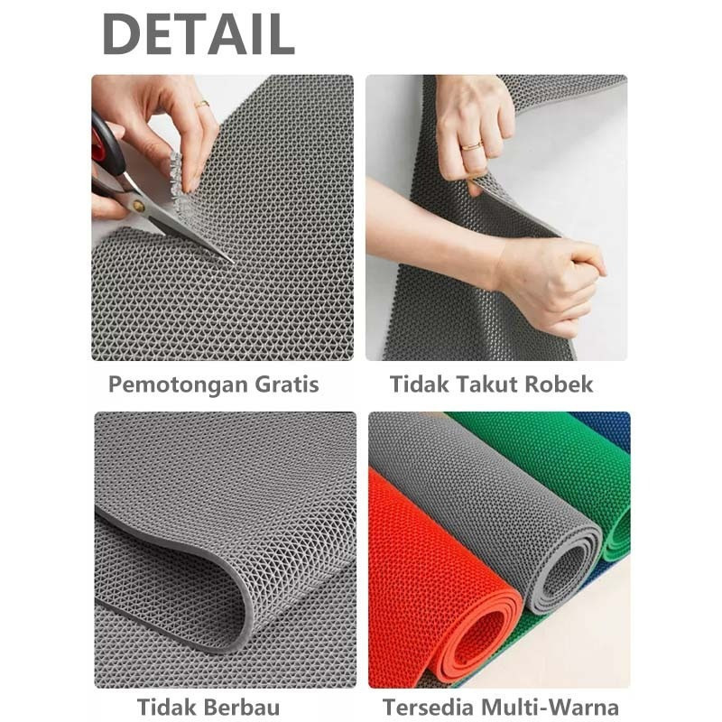 Keset Karpet PVC Anti Slip /Kamar Mandi Karpet /Keset Kamar Mandi/Alas Kamar Mandi Anti Slip/Masjid
