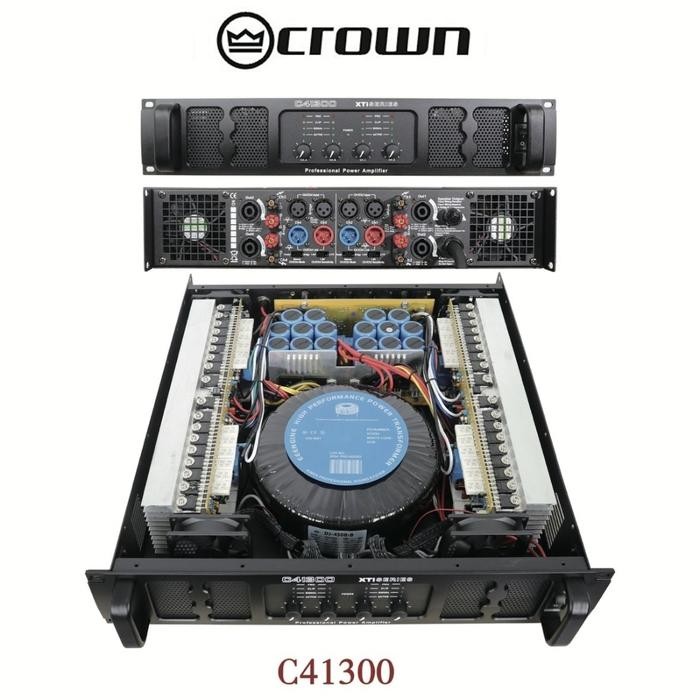 POWER AMPLIFIER CROWN C41300 XTI SERIES 4 CHANNEL 4 X 1300 WATT