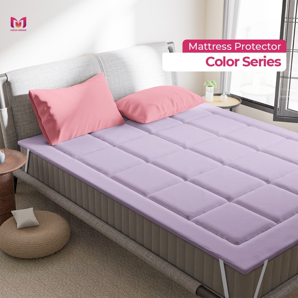 Topper Matras Protector Aesthetic 2in1 Multifungsi sebagai bedcover / Topper Kasur Aesthetic/ Pelind