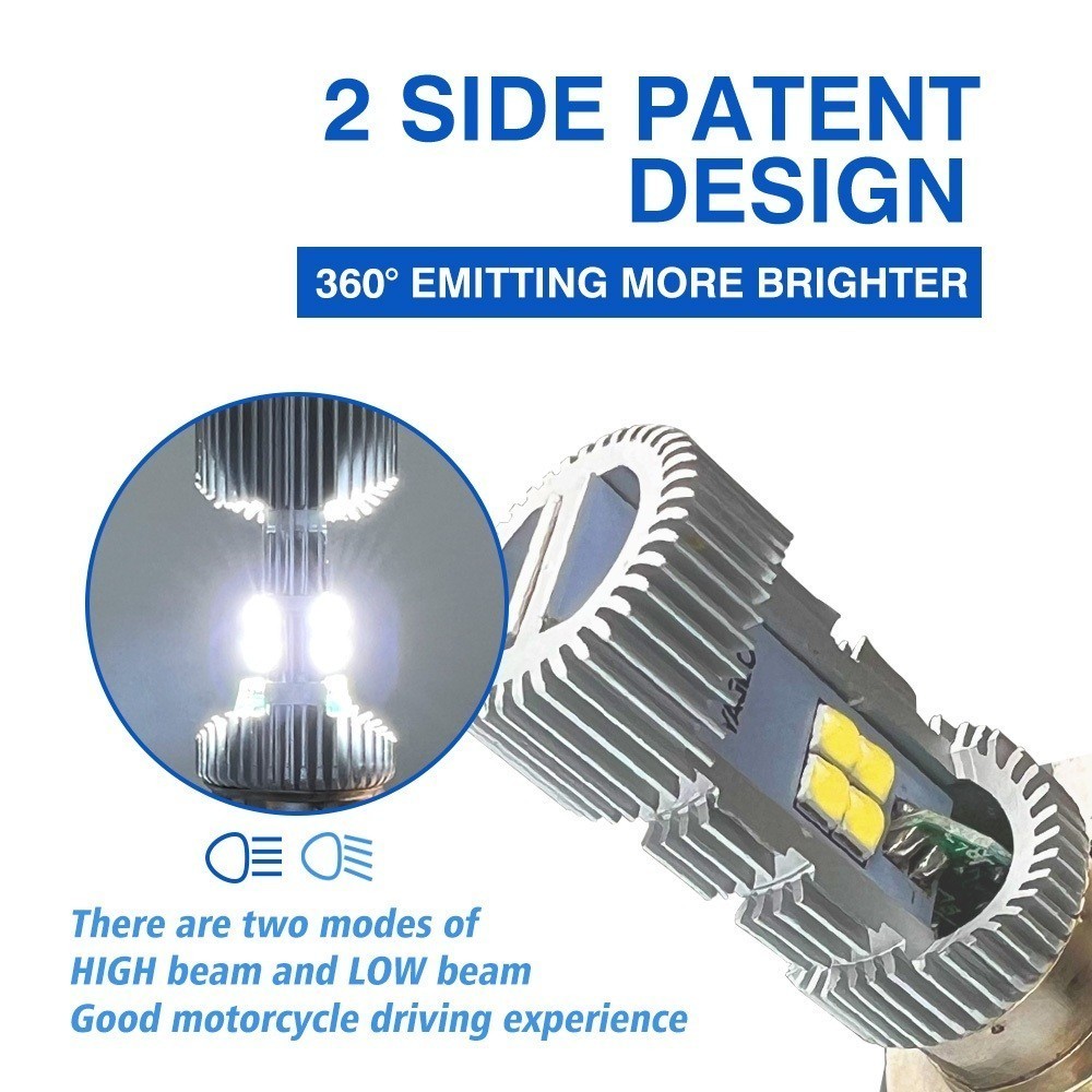 BESTPROMO ORIGINAL Philips 100% Lampu motor philips Philips philips m5 led Lampu utama led h6 Lampu