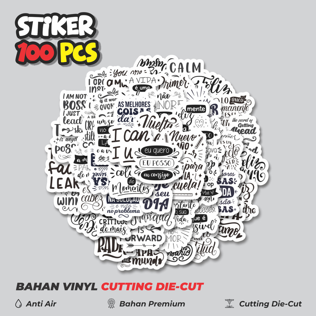 

Terbaru! 50 pcs Stiker Ungkapan Motivasi Spanyol Aesthetic Dekorasi Lucu Kreatif untuk Notebook, Skateboard, HP