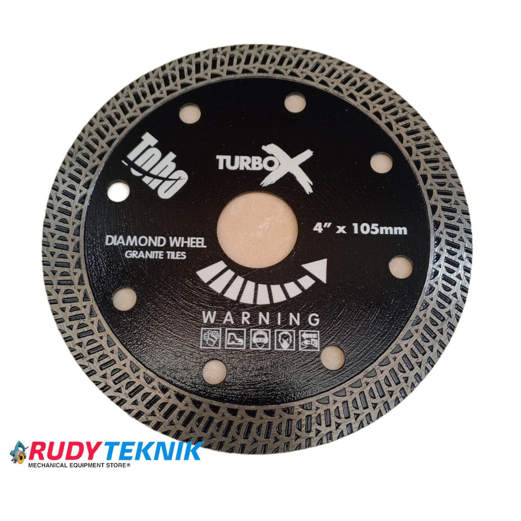 Diamond wheel Granite Tile Toho Turbo X Mata Gerinda  Potong Keramik Granit 4inci x 105mm