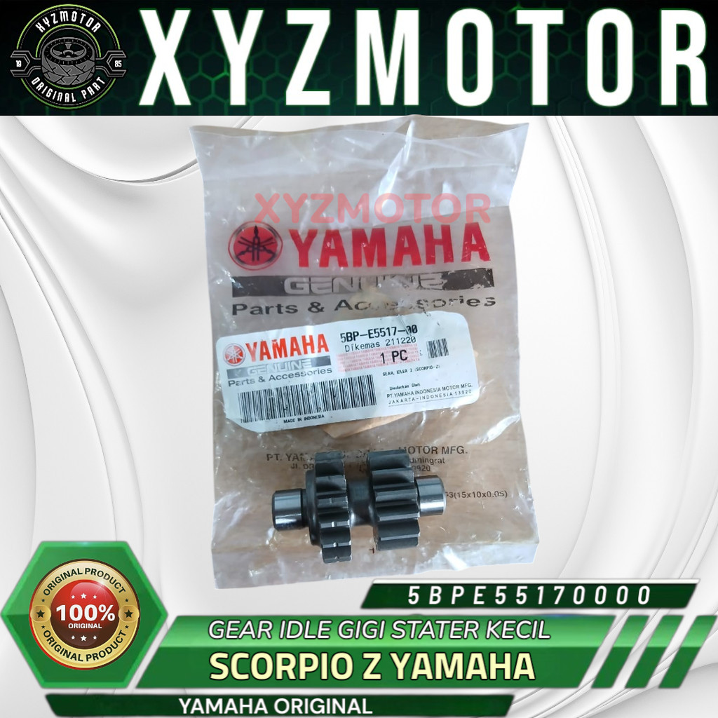 GEAR IDLE GIGI STATER KECIL SCORPIO Z YAMAHA 5BP-E5517-00