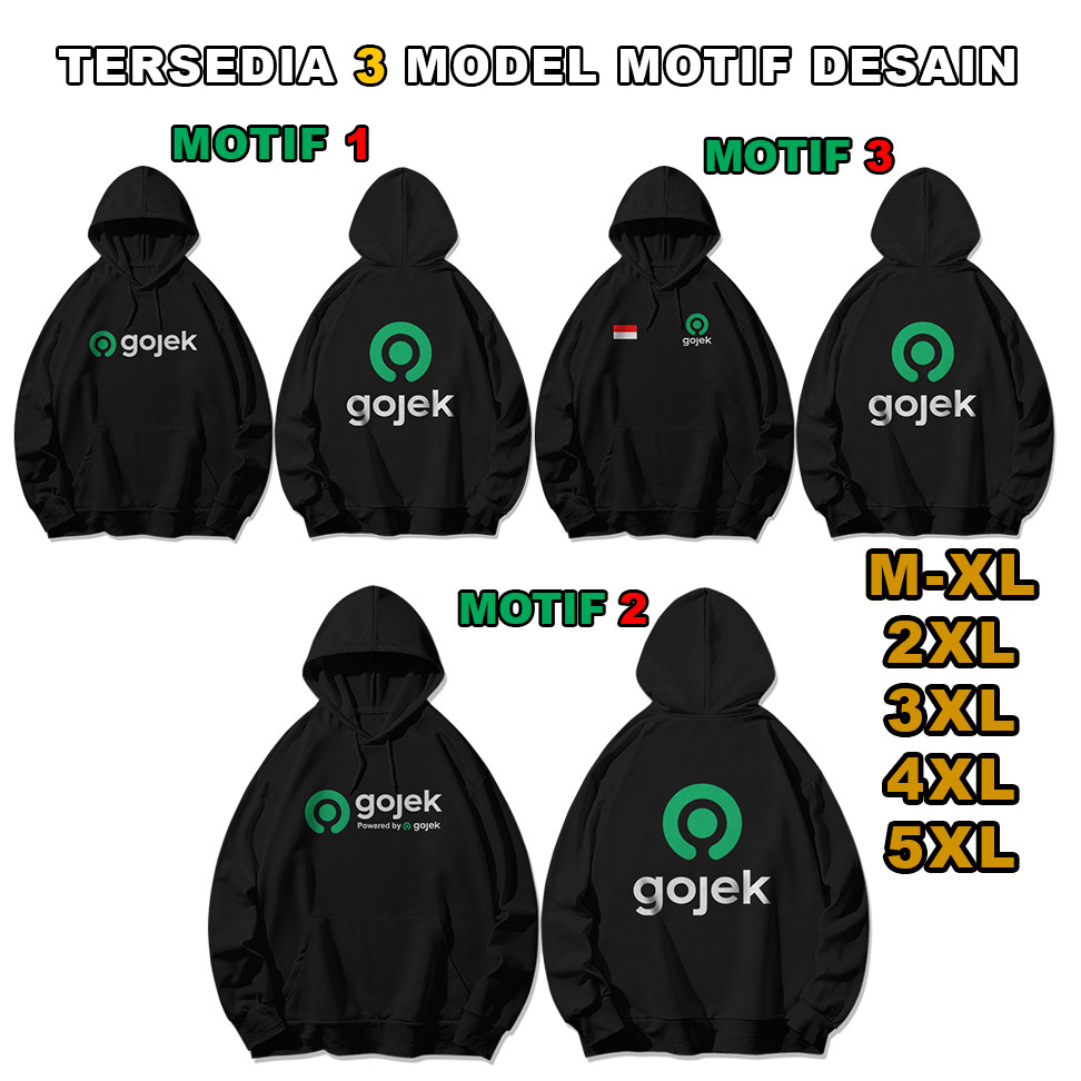 Jaket Sweater Hoodie Jumper Gojek