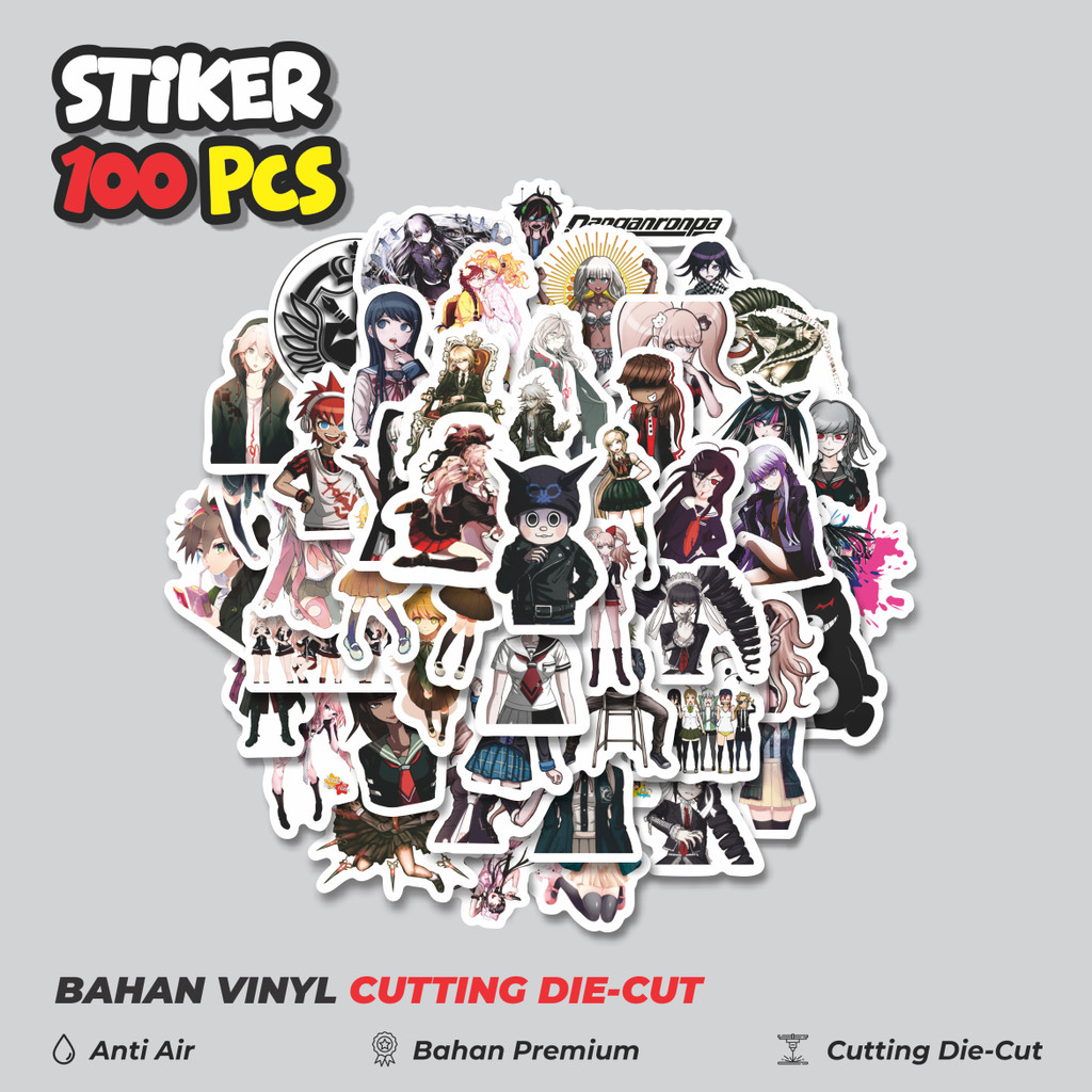 

Terbaru! 50 pcs Stiker Anime Game Danganronpa Dekorasi Lucu Kreatif untuk Notebook, Skateboard, HP