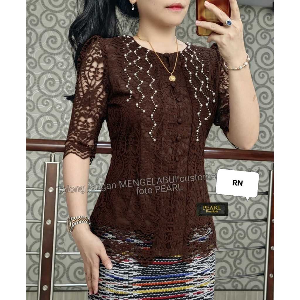 BLUS BROKAT PREMIUM/KEBAYA PESTA BATAK MUTIARA