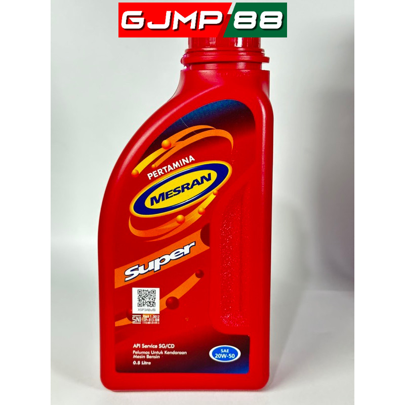 Oli Mesran Super 800ml Oli Pertamina Mesran Super 800ml Oli Mesin Motor Mesran Super 0,8ml