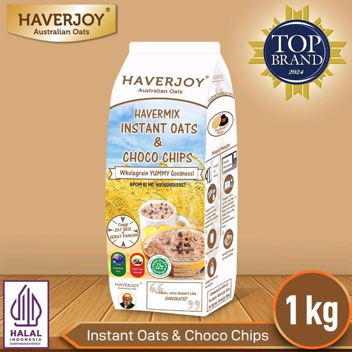 

Haverjoy instan oat & Choco chips 1kg Oatmeal Terlaris