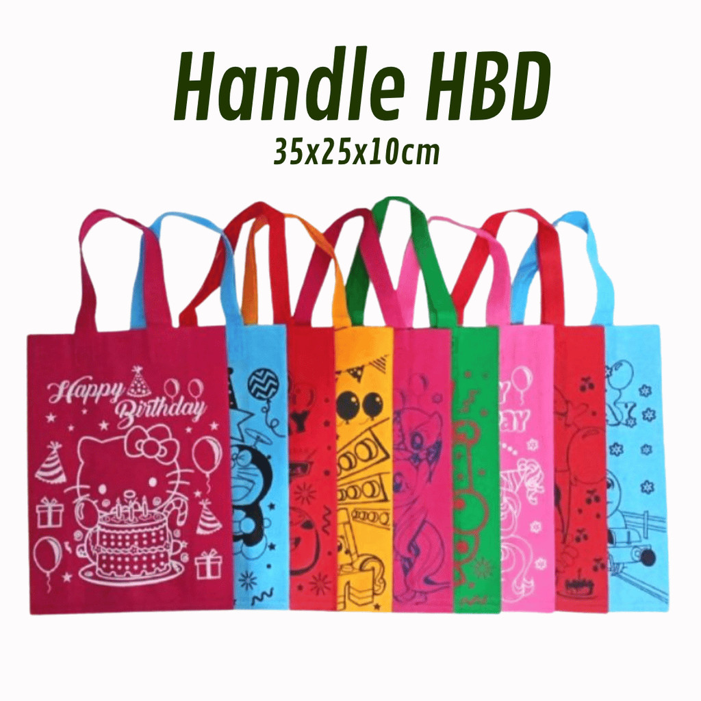 

Tas Spunbond Karakter Happy Birthday Souvenir Anak [1 Jenis Handle S]