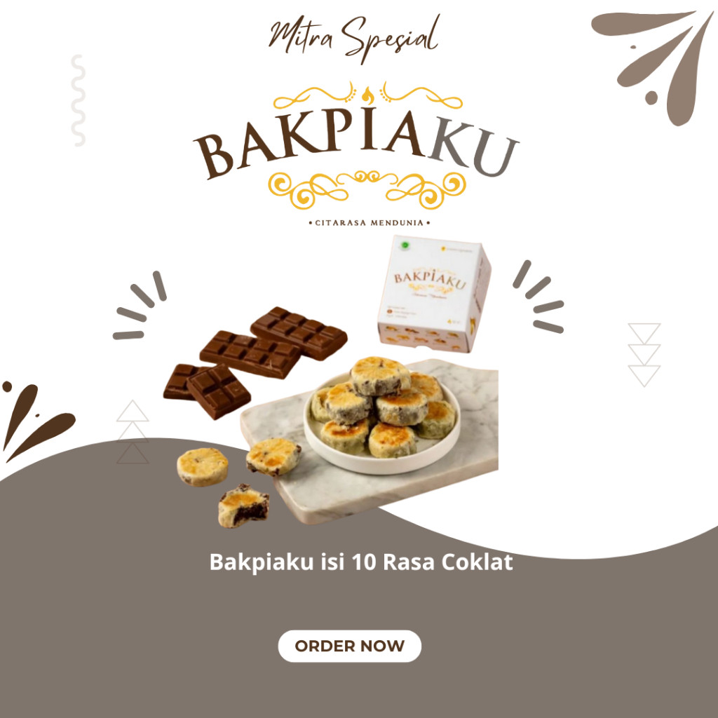 

Bakpia BAKPIAKU [isi 10] - Oleh Oleh Khas Jogja, Bakpia Enak Jogja