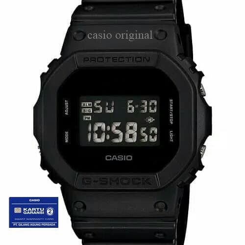 Jam Tangan Casio G-Shock DW-5600BB DW 5600BB DW-5600BB-1 Original