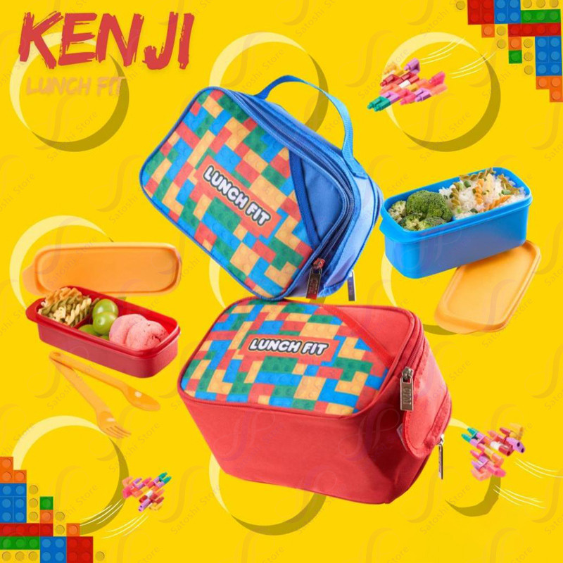 Tas Bekal Kotak Makan Anak Lego, Koala Kenji Series Premium Aluminium Foil | Lunch Box Set Anak Prem