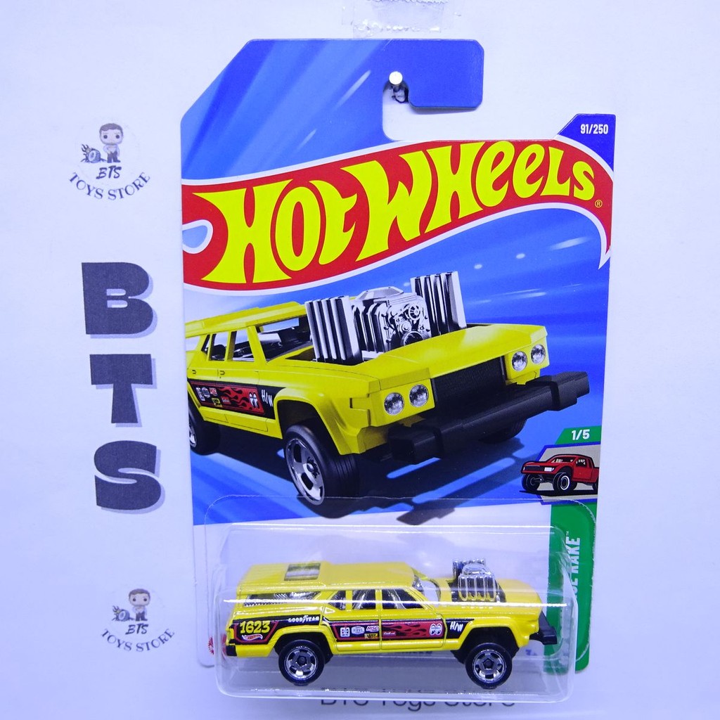 Hot Wheels Cruise Bruiser Kuning Mooneyes