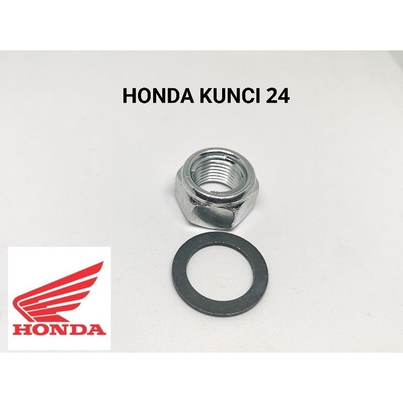 MUR RODA BELAKANG HONDA KUNCI 24 + RING ORIGINAL
