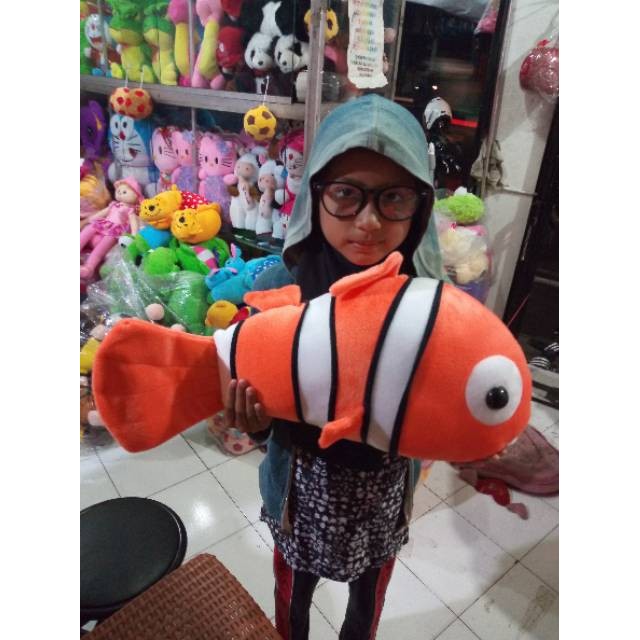BONEKA IKAN NEMO BELANG BESAR KARAKTER FISH DOLL MAINAN ANAK KADO Co
