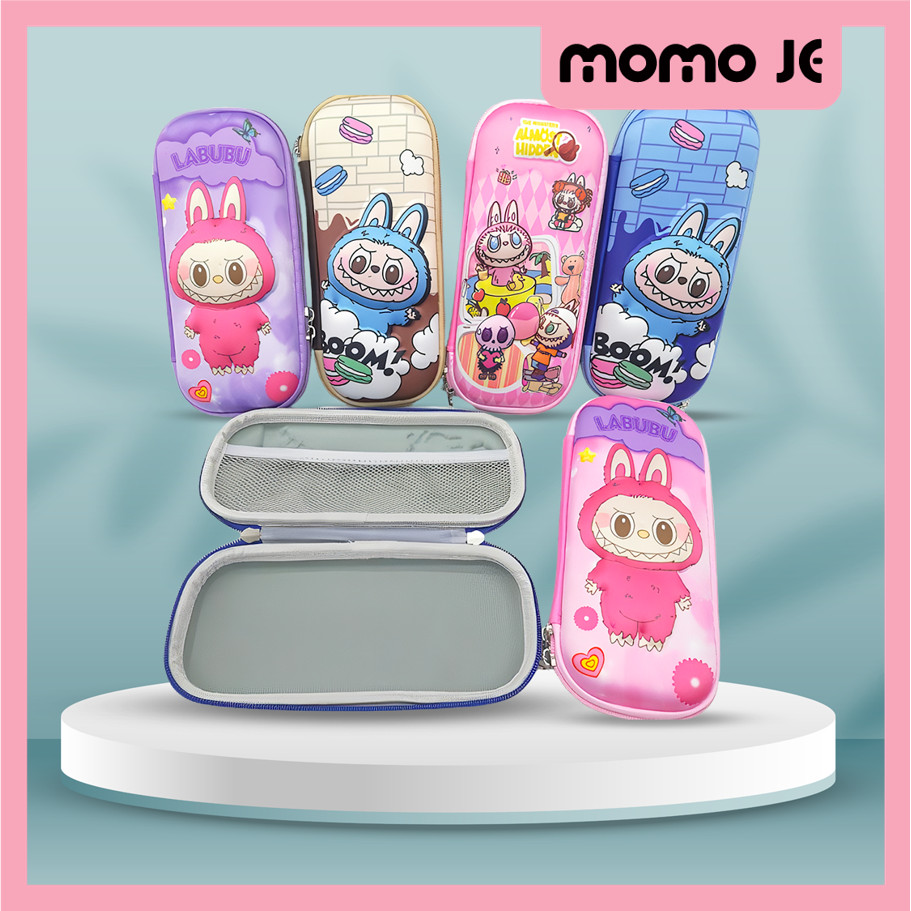 

MOMO JE S6589 Tempat Alat Tulis Kartun Pencil Case Anak Kotak Pensil Kartun Lucu Kotak Pensil 3D Unisex