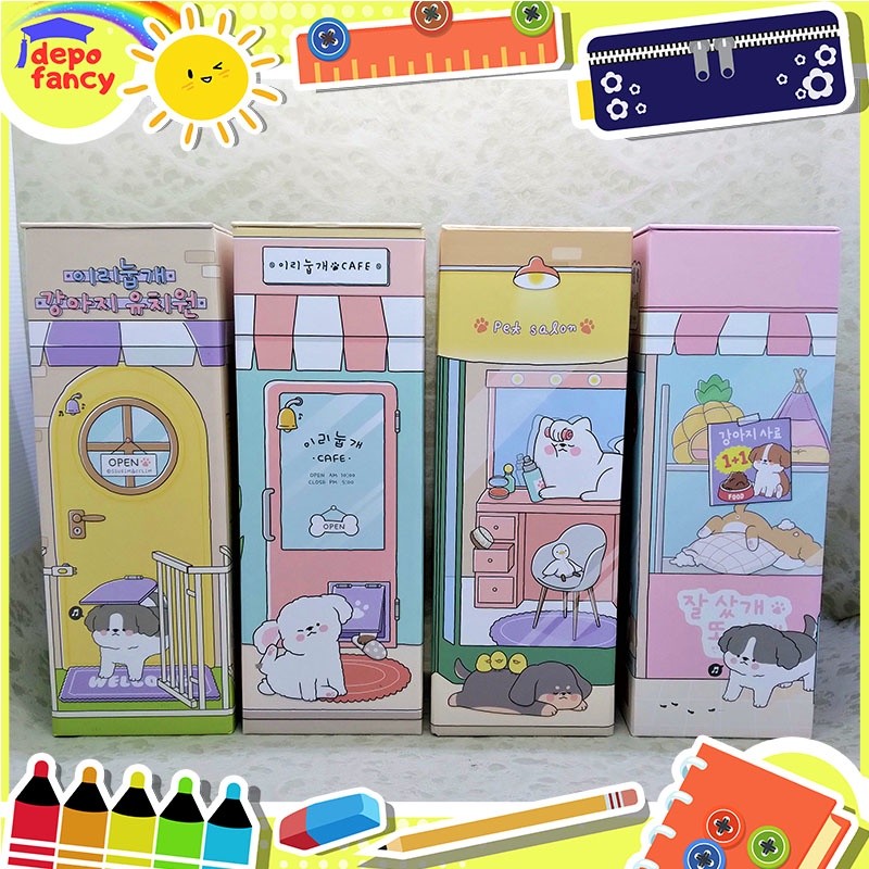 

Kotak Pensil Karton LEMARI D473-01 D473-02 / Pencil Case / Boks Pensil / Box Pencil / Tepak / Tempat Pensil