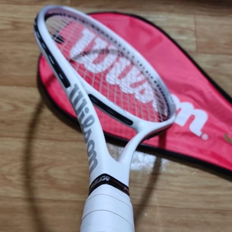 Raket tenis lapangan n  siap pakai buat pemula grip putihCO