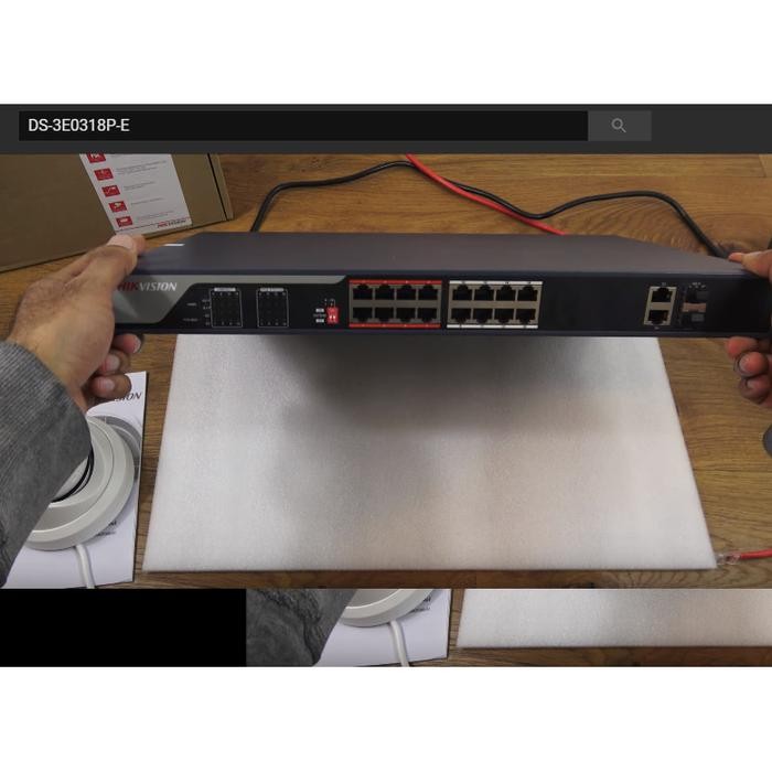 Hikvision DS-3E031P-E POE Switch Hub Resmi  Hikvision