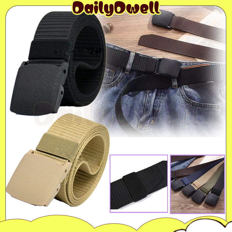 ikat pinggang pria canvas/canvas nylon tactical military belt sabuk /sabuk military pria canvas kain