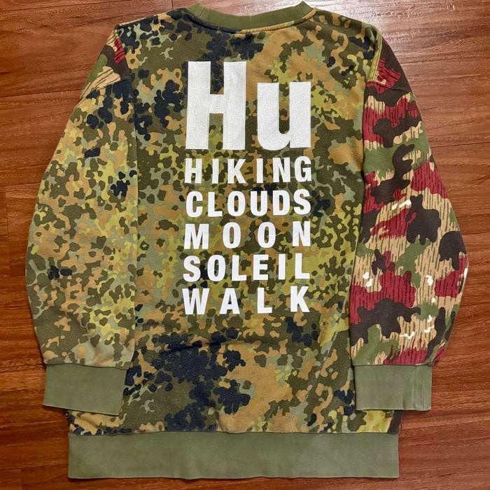 Sweater Crewneck Adidas HU Pharrel Williams Camo - Size XL