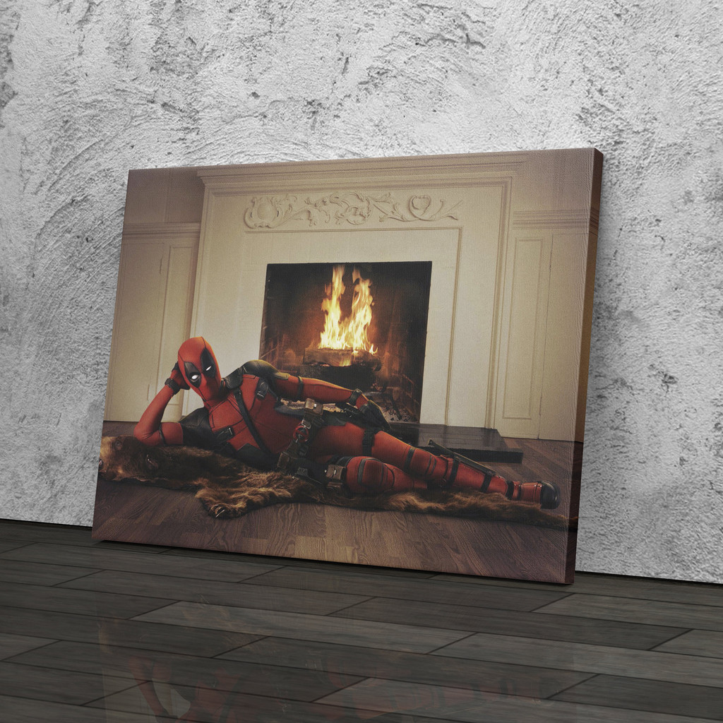 

MINISO Marvel Superheroes Avengers Iron Man Deadpool Home Living Room Bedroom Decorative Art Poster Wall Mural Canvas Printing