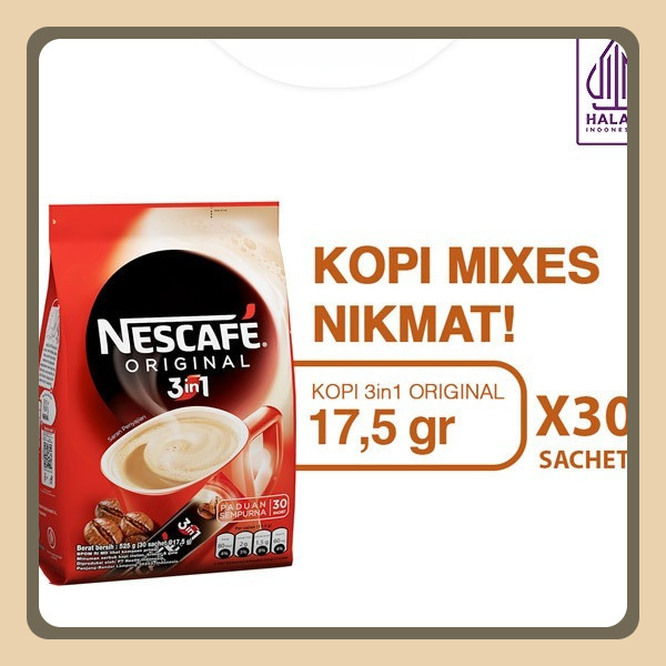 

Nescafe Original 3in1 17.5gr x 30