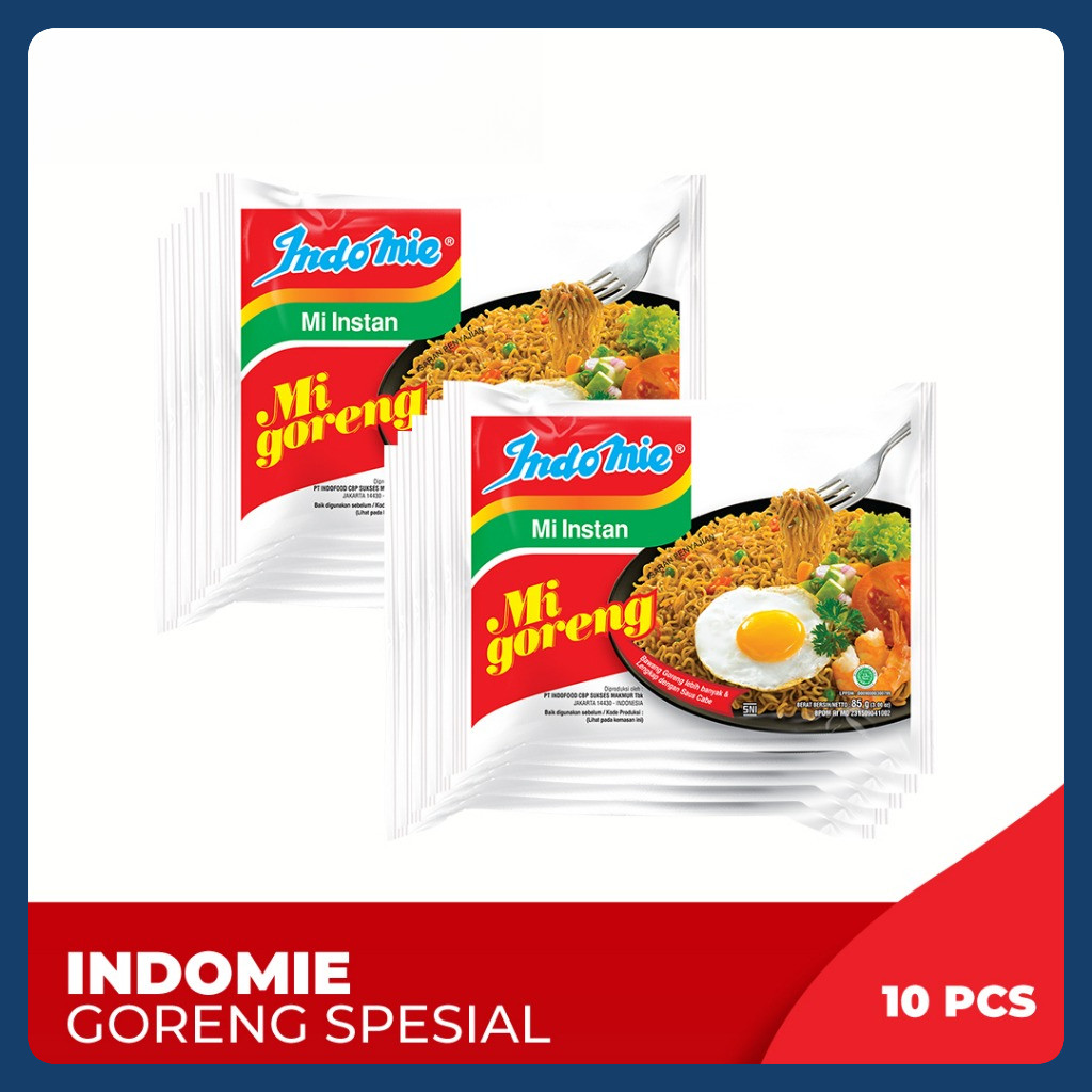 

10 PCS - Indomie Goreng Spesial 85 Gr