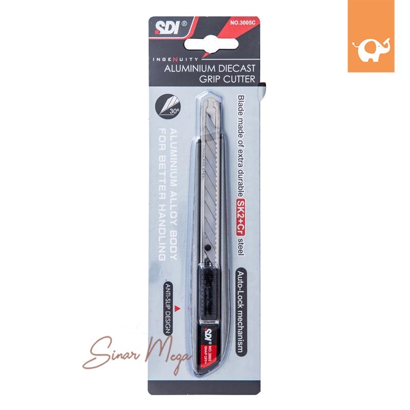 

SDI Cutter Knife Silver 3005C / Pisau Cutter Murah Berkualitas