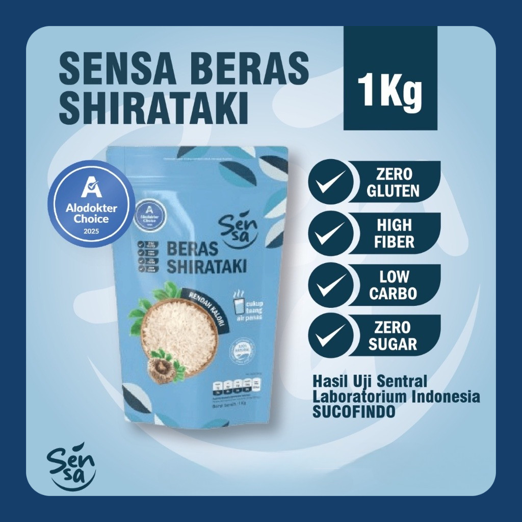 

Sensa Beras Shirataki 1 kg