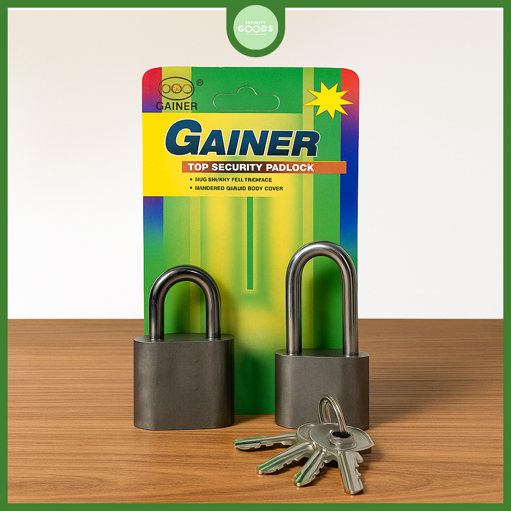 INF Kunci Gembok Rumah Pagar Stainless